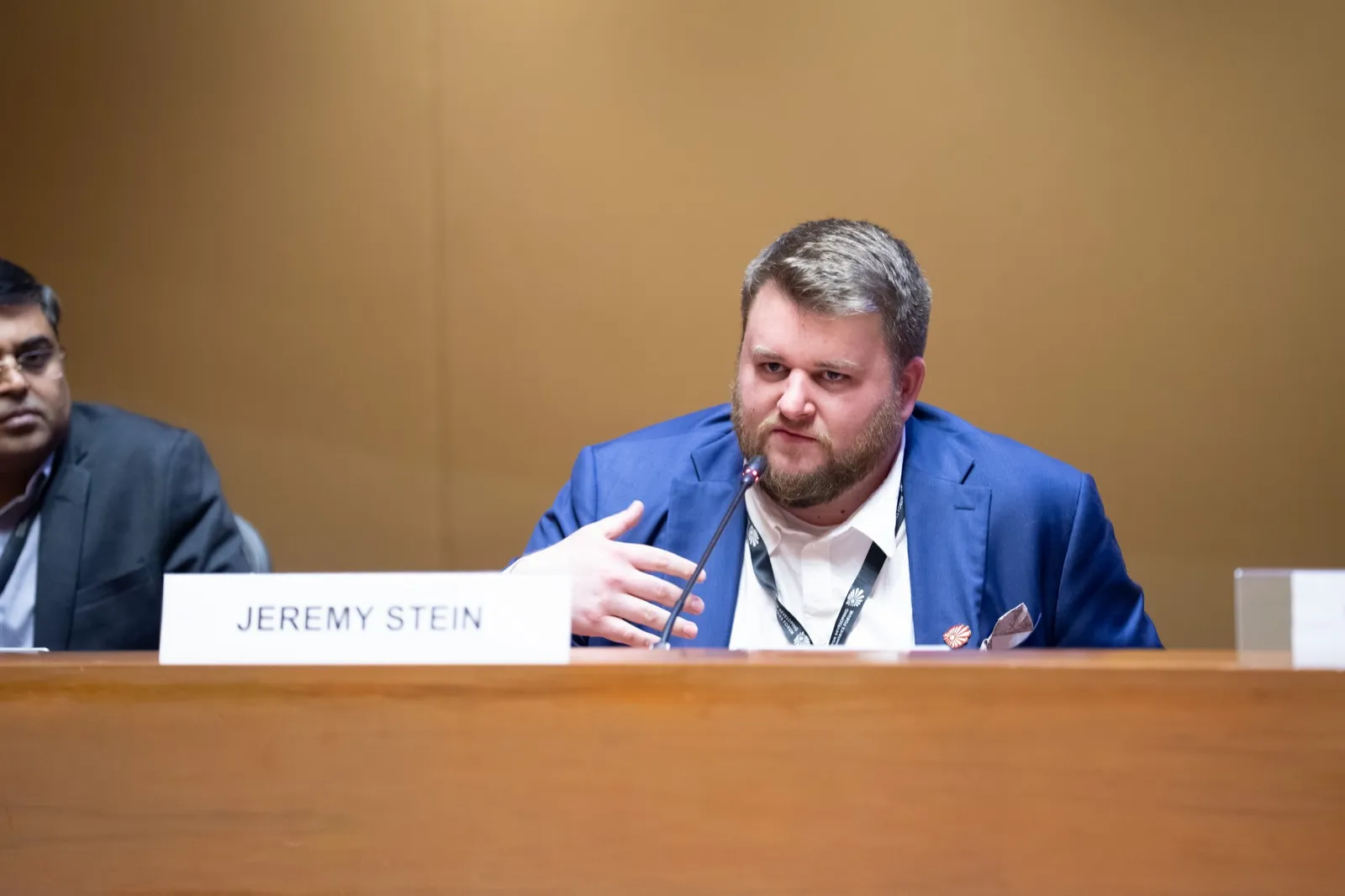 Jeremy T. Stein speaking at the AIFOD Bangkok Summit 2026